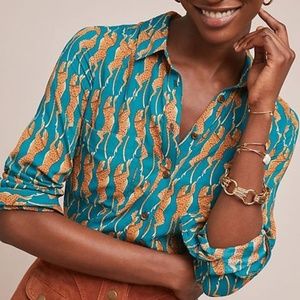 Maeve - Whimsy Silk Buttondown - US16